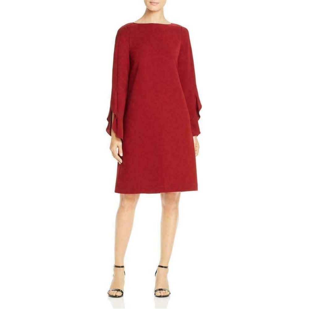 Lafayette 148 scarlet shift dress